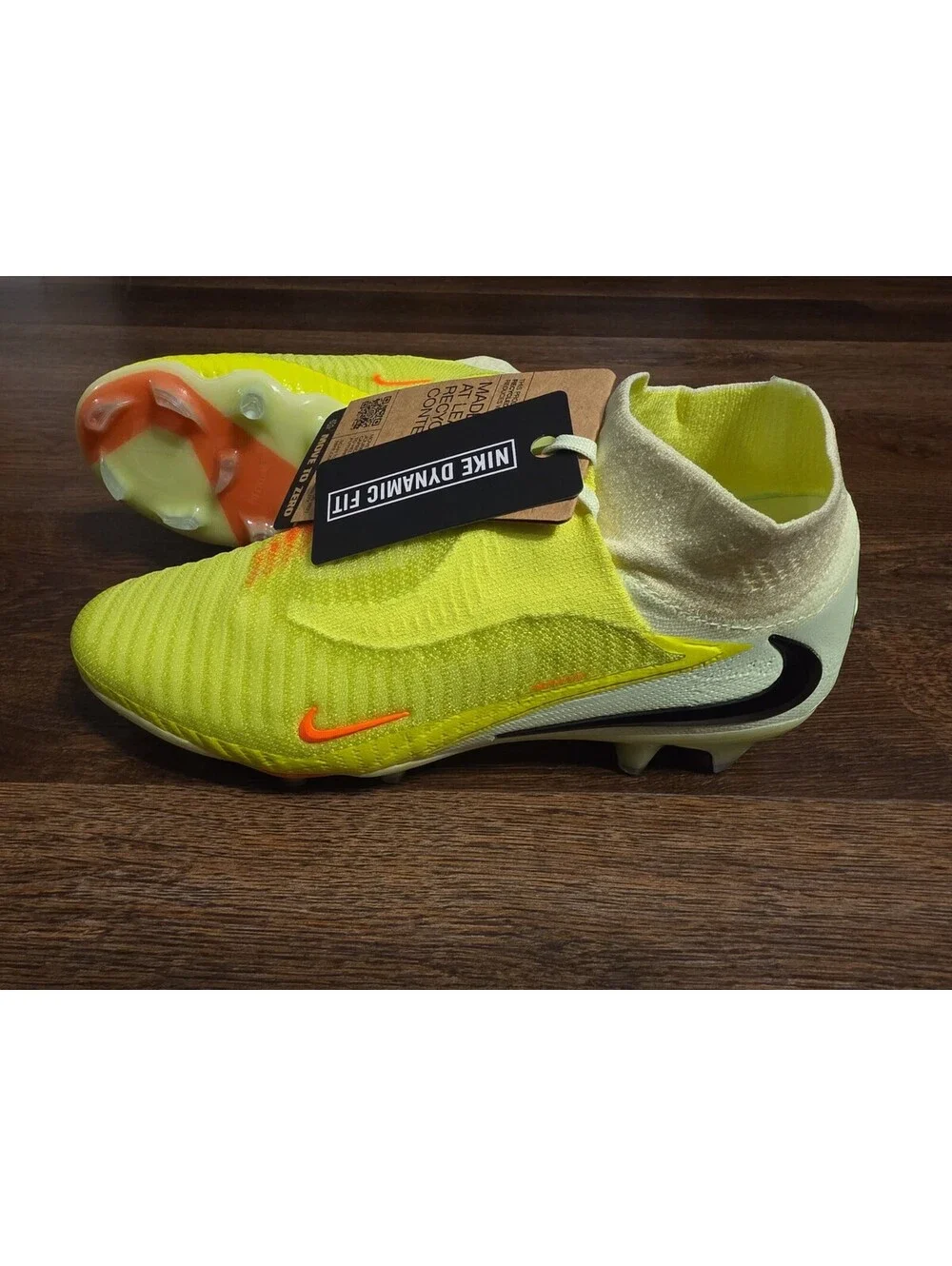 Size 6.5 Nike Phantom 6 High Elite FG Soccer Cleats Max Voltage Mens